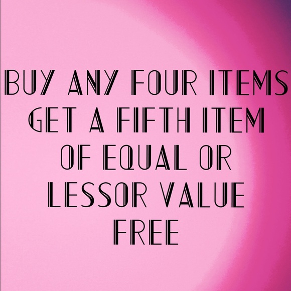 Buy Any - Four - Items Get A - Fifth - Item FREE!! - Picture 1 of 1