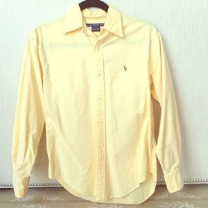 Women's Ralph Lauren Sport button down shirt.