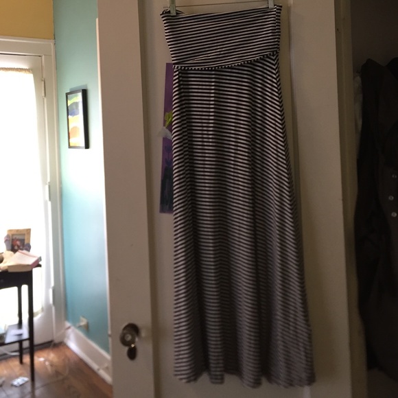 Gap fold over maxi skirt