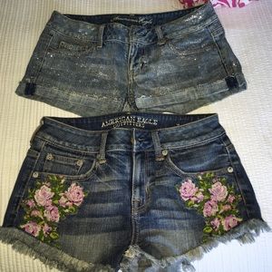 Set of American eagle shorts