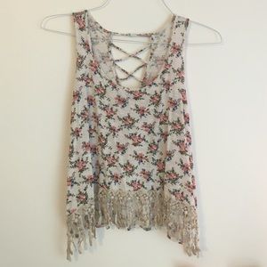 Floral tank top