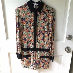 BCBG Floral Romper