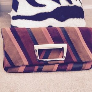 🔸SALE🔸 BCBGMAXAZRIA Suede Clutch Bag