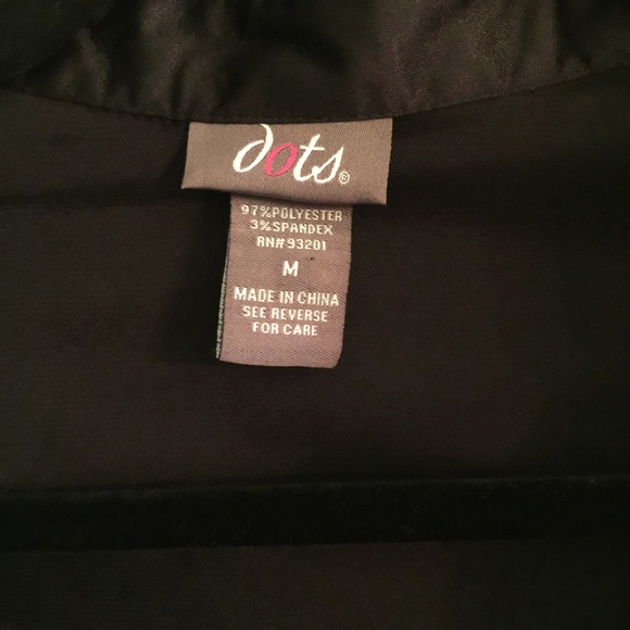 Silky black blouse. - Picture 2 of 4