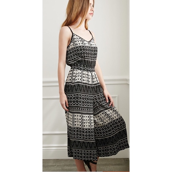 -ABSTRACT PRINT CULOTTES JUMPSUIT-