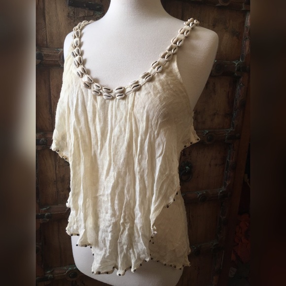 Free People Seashell tank!! - Picture 1 of 4