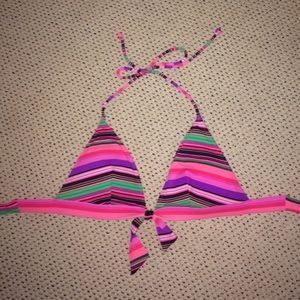 Multi colored bikini top