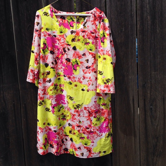 Yellow Flowery Dress