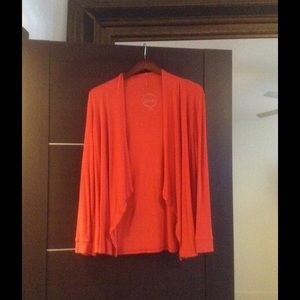 INC Tangerine Cardigan