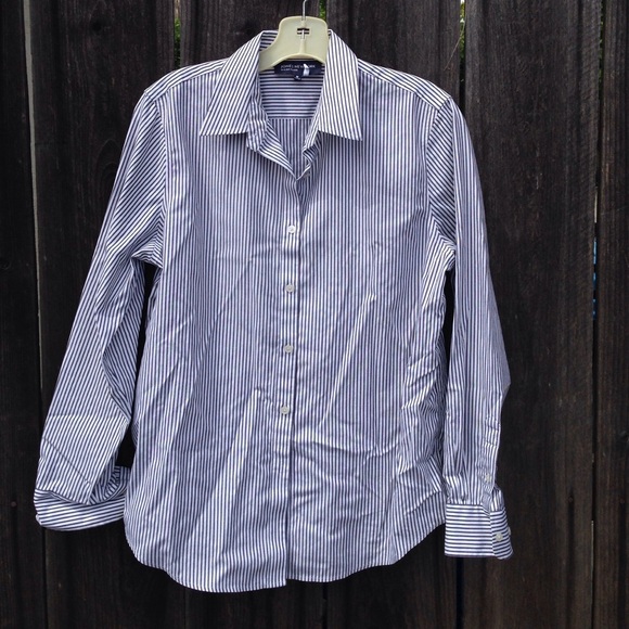 White Long sleeve, collared, button down shirt