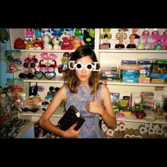 zara paisley tulip dress  worn by alexa chung