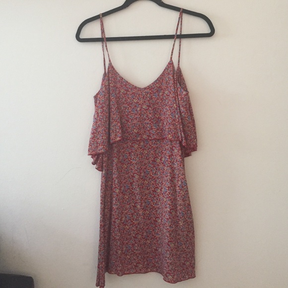 Blu Moon Bachlorette dress in red floral