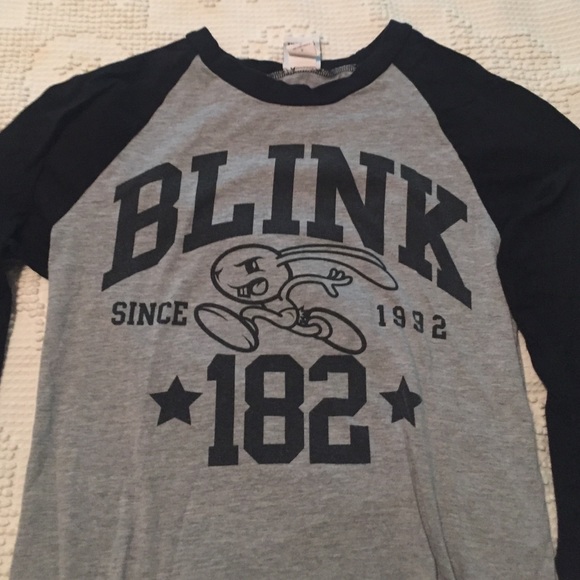 Blink 182 baseball tee