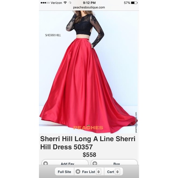 Sherri hill prom dress - Picture 2 of 2