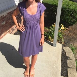 Purple sundress