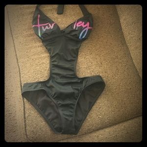 Hurley cut-out bathing suit