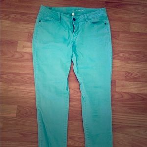Lauren Conrad Spring Green Skinny Jeans