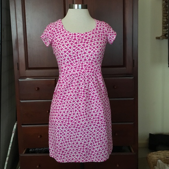 Beautiful pink and white dot summer dress!