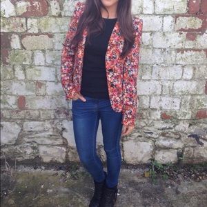 Zara Floral Blazer