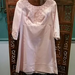 Vintage Mod Pink Babydoll Party Dress