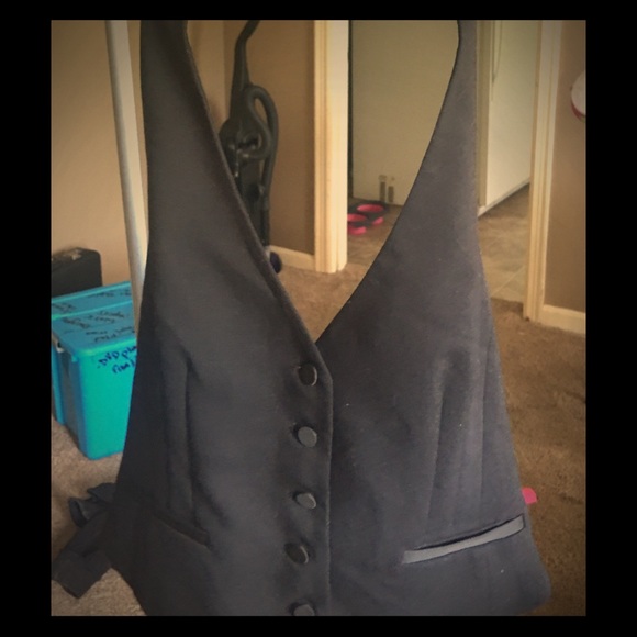 H&M tuxedo vest