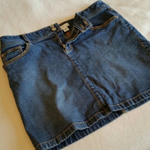 SOLD! Mini Skirt : Ann Taylor LOFT Blue Jean