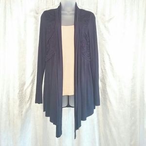 Philosophy Open Rouched Cardigan