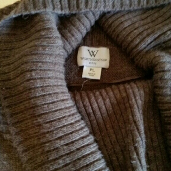 SOLD! Worthington large turtle neck sweater - Picture 2 of 3