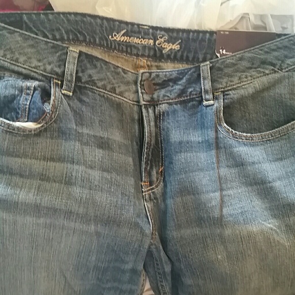 Size 14 America Eagle Hipster Flare Jeans