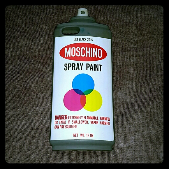 MOSCHINO Spray Paint iPhone 6 Case AUTHENTIC