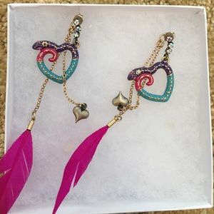 Betsy Johnson snake earring set