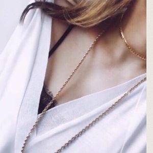 choker 18k gold plated