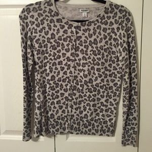 Old Navy animal print cardigan