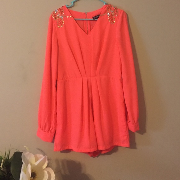Hot pink jumpsuit