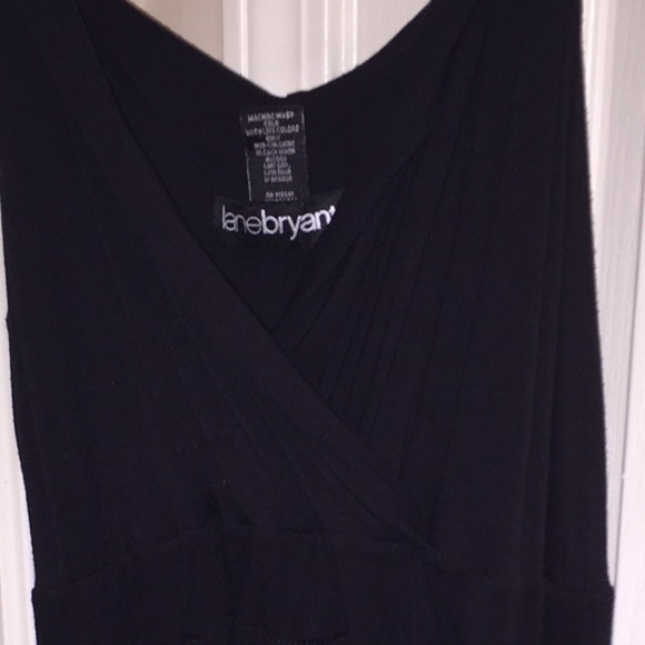 Black dress with twisted straps - Picture 3 of 3