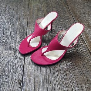 Pink Colin Stuart sandals.
