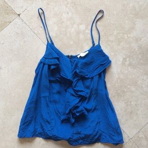 Blue Frilly Blouse Blue Frilly Blouse