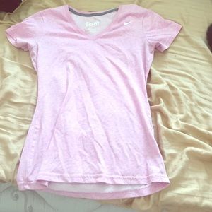 Light pink nike v neck