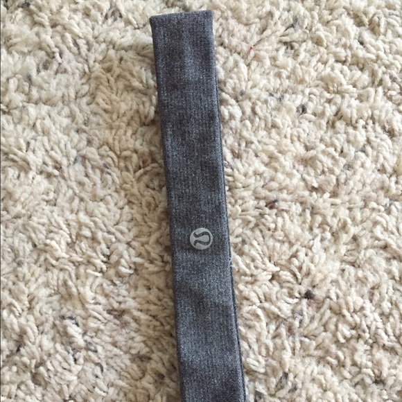 Gray slim lululemon headband