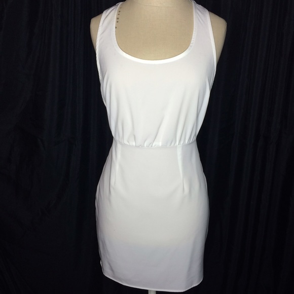 Crochet back bathing suit over up/Dress - Picture 1 of 2