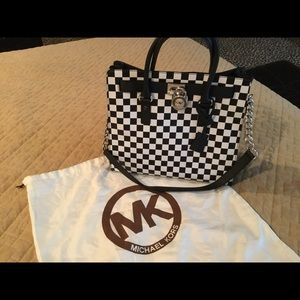 Michael Kors Checker Hamilton (Very Rare )Reduced