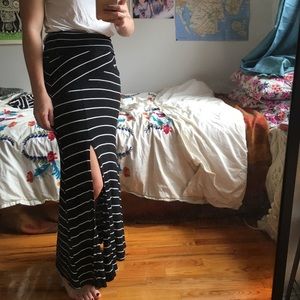 Anthropologie Maxi Stretch Skirt