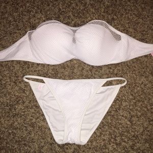 VS The Mesh Beach Bandeau Swim Bikini
