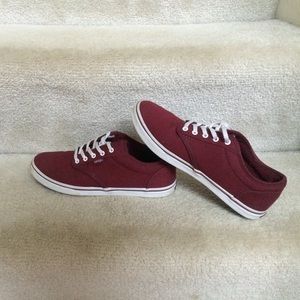 Burgundy Vans