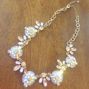 Pink and gold necklace
