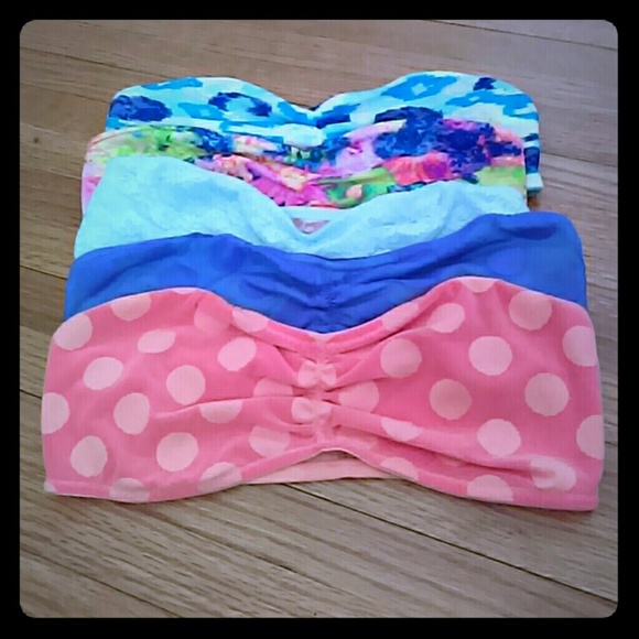 NWT Victoria's Secret PINK Polka Dot Bandeau