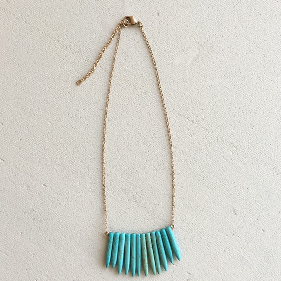 hwl boutique Jewelry - Handmade Bohemic turquoise pendant