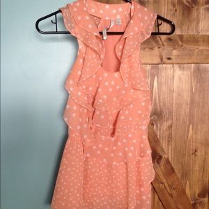 Polka dot blouse by LC Lauren Conrad