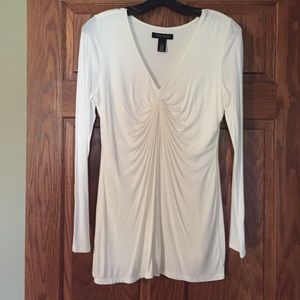 White House black market long sleeve blouse