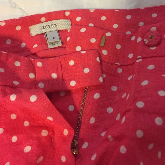 Polka dot linen shorts - Picture 4 of 4